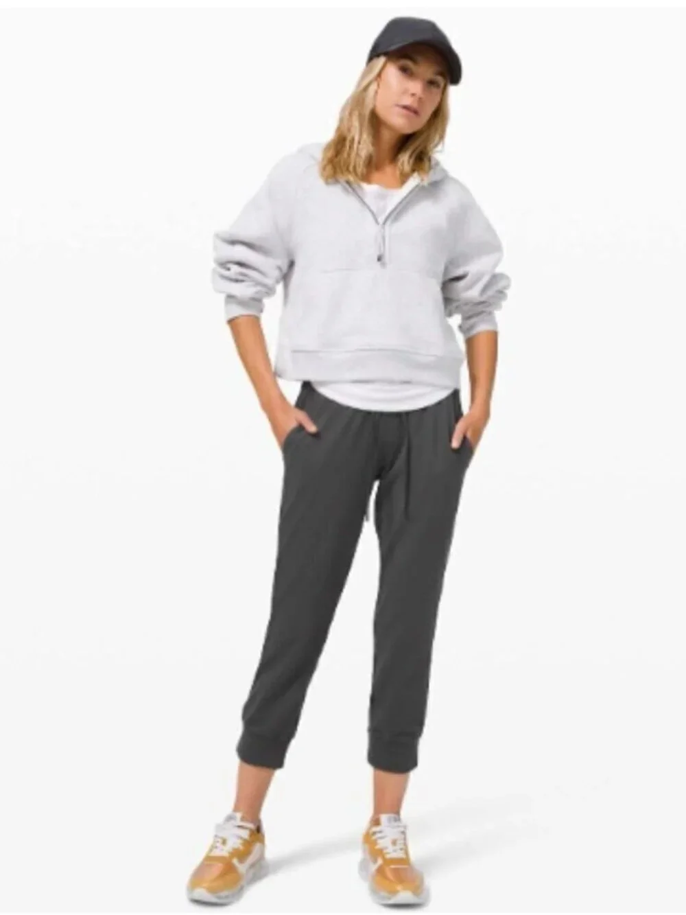 Lululemon Ready to Rulu Jogger Crop Graphite Grey 8